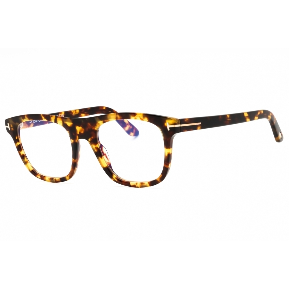 Tom Ford FT5939 Eyeglasses Blonde Havana Acetate Rectangular